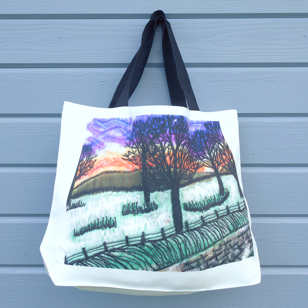 Tote - Evening Run - Melanie Baugh Textile Artist Gifts (25)